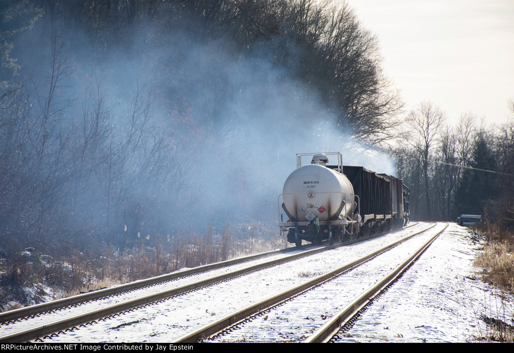 Smoking it up in the Low Winter Sun